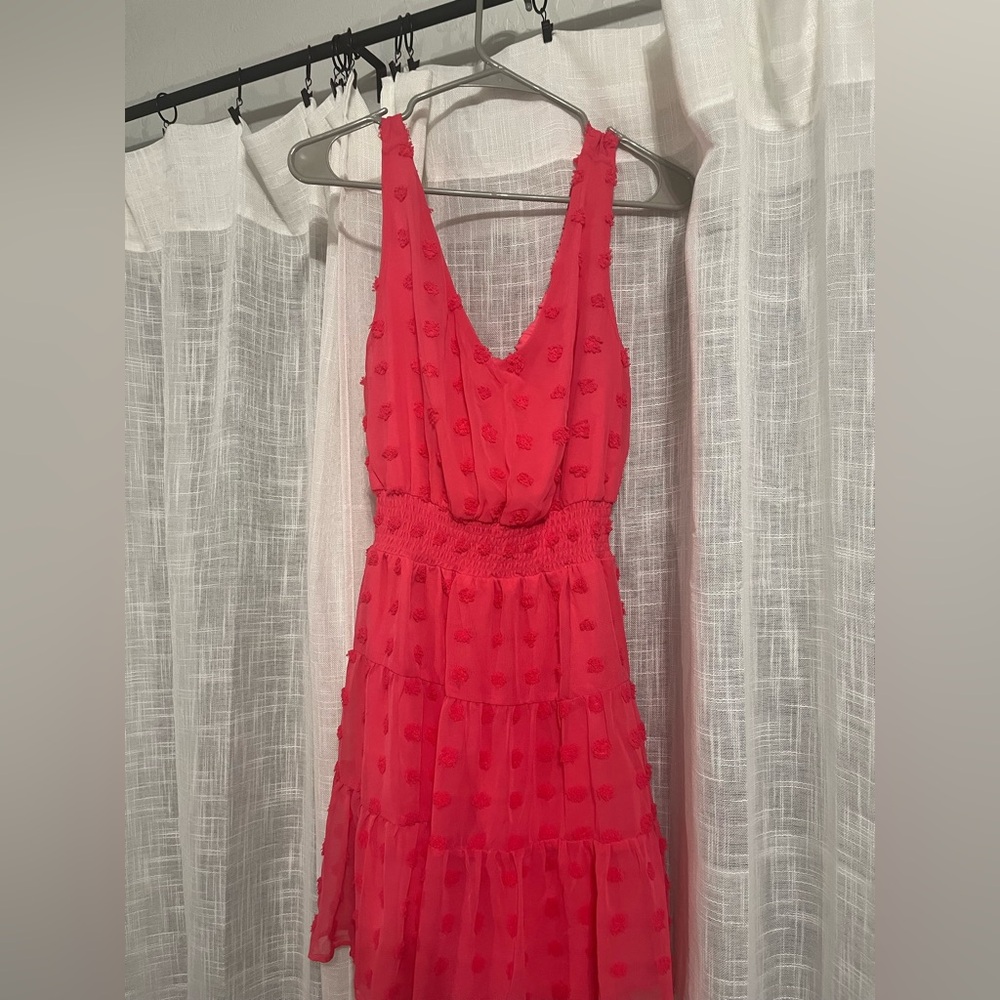 Hot Pink Cutout Dress, Large